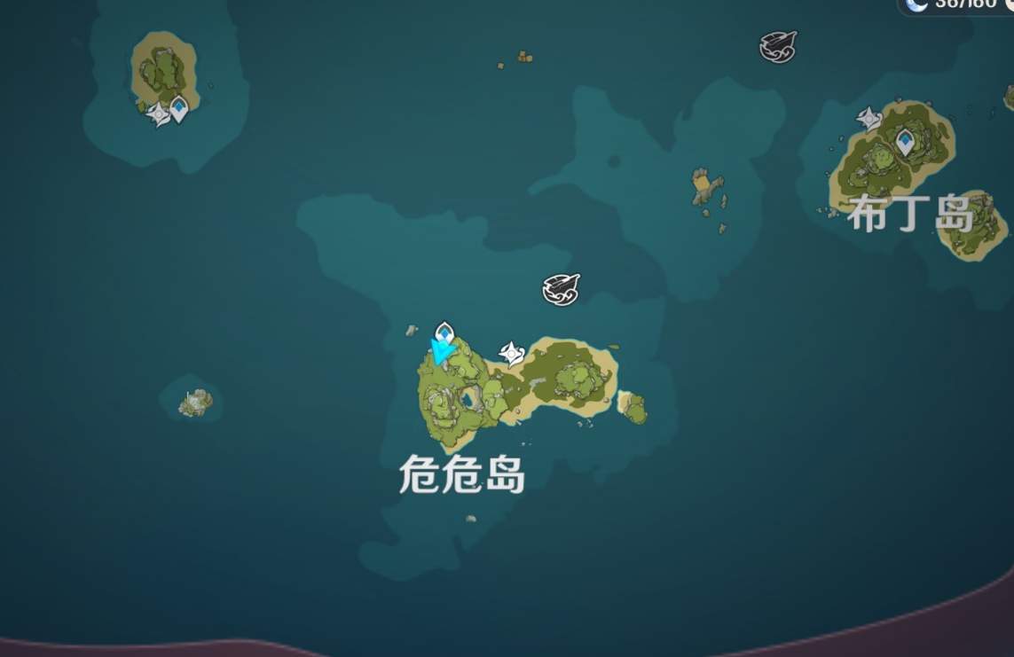 原神海岛全角色位置一览
